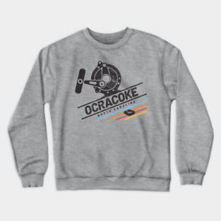 Fishing Reel for Fishing at Ocracoke, North Carolina Crewneck Sweatshirt